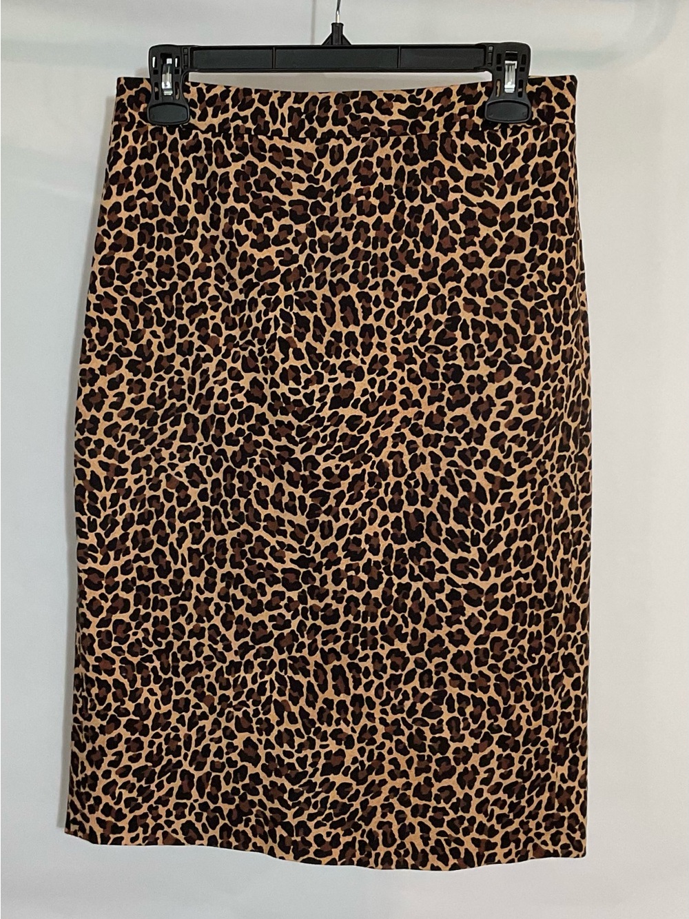 J. Crew Leopard Print Pencil Skirt in Brown and Black